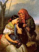  Alajos Gyorgyi  Giergl Consolation A china oil painting reproduction